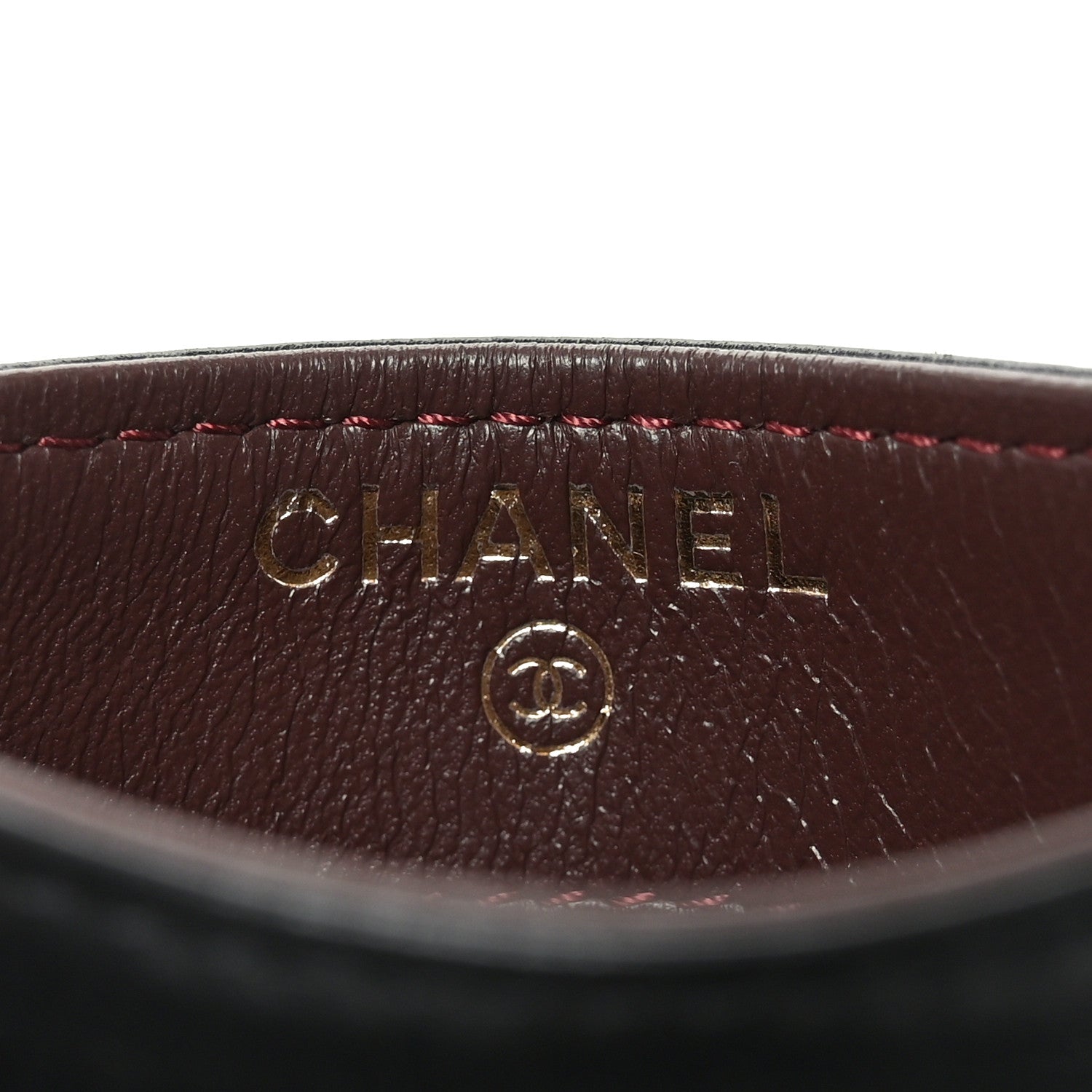 Lambskin Quilted  Holder Black