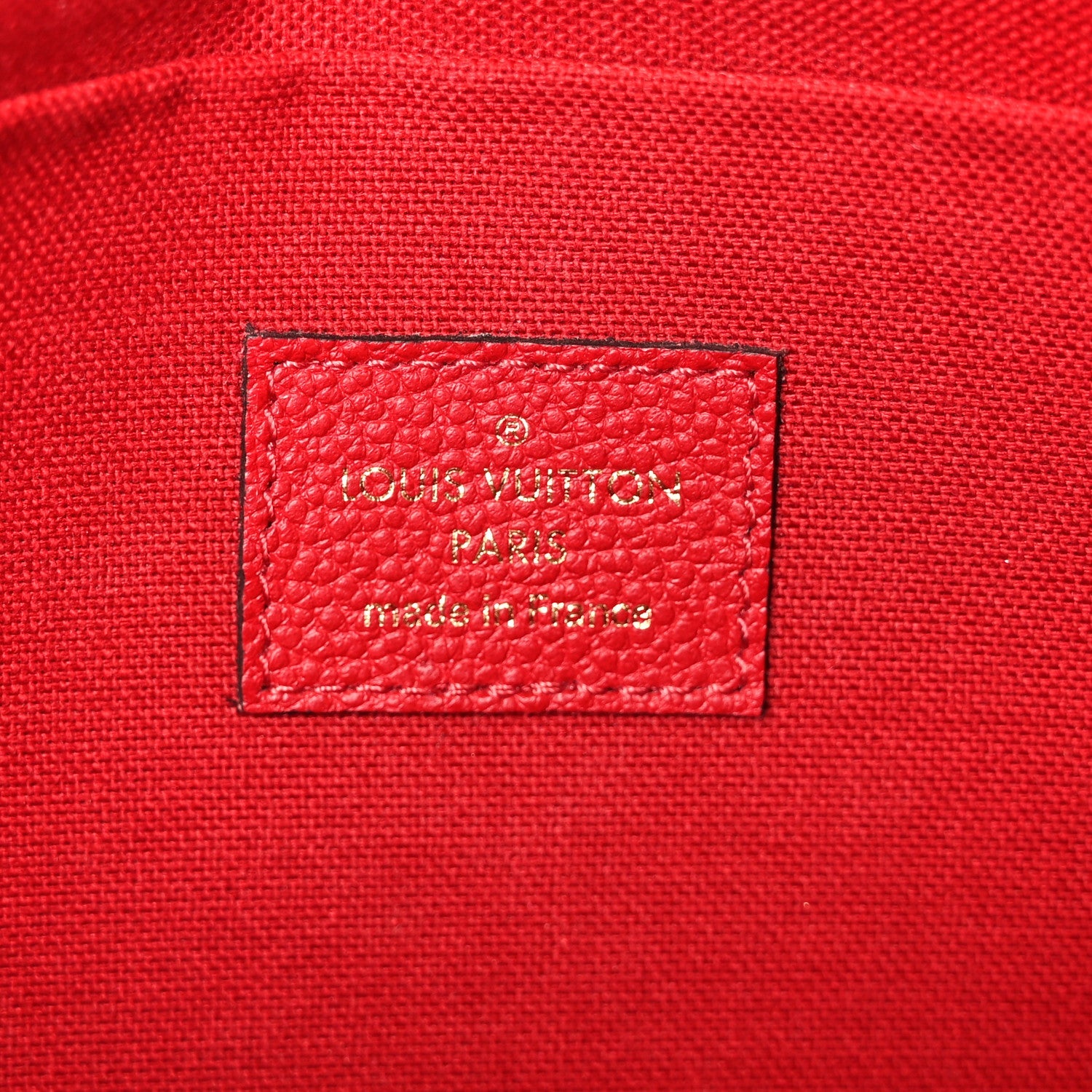 Empreinte Pochette Felicie Chain Wallet Scarlet