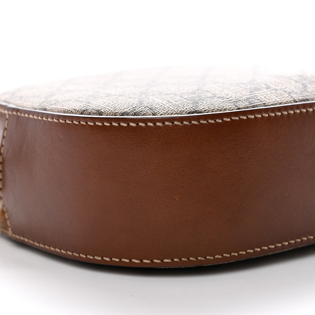 GG Supreme Monogram Cuoio Toscano Mini Chain Shoulder Bag Beige Ebony Cuir