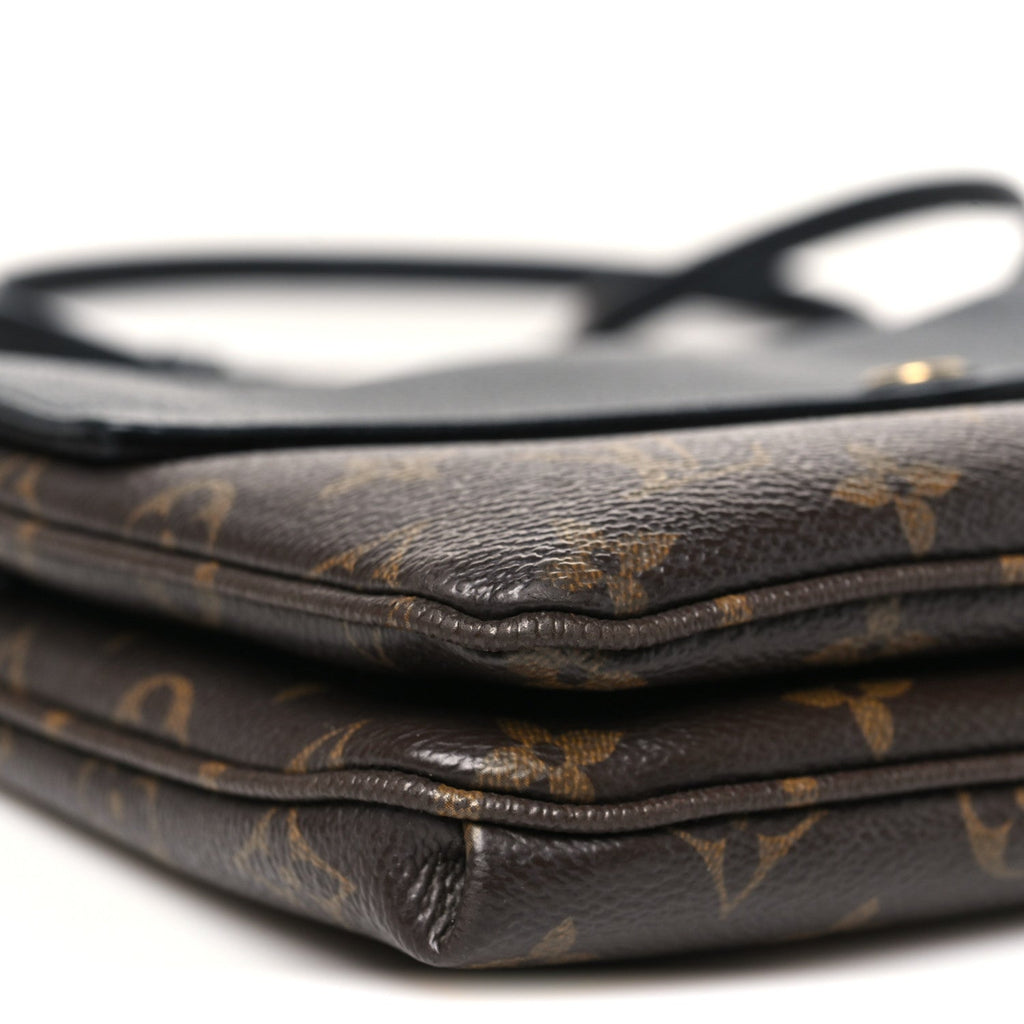 Monogram Twice Pochette Black