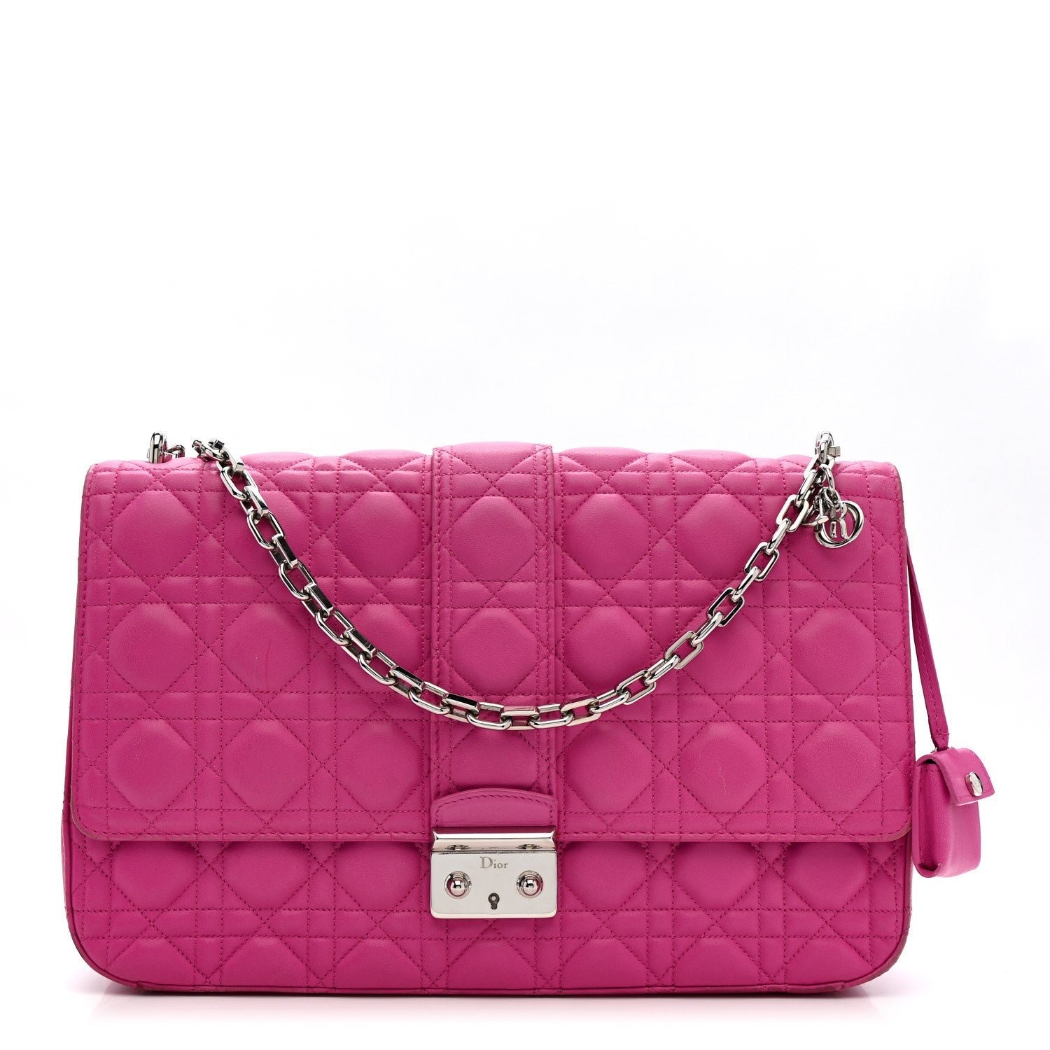 Lambskin Cannage Large Miss Dior Flap Sorbet