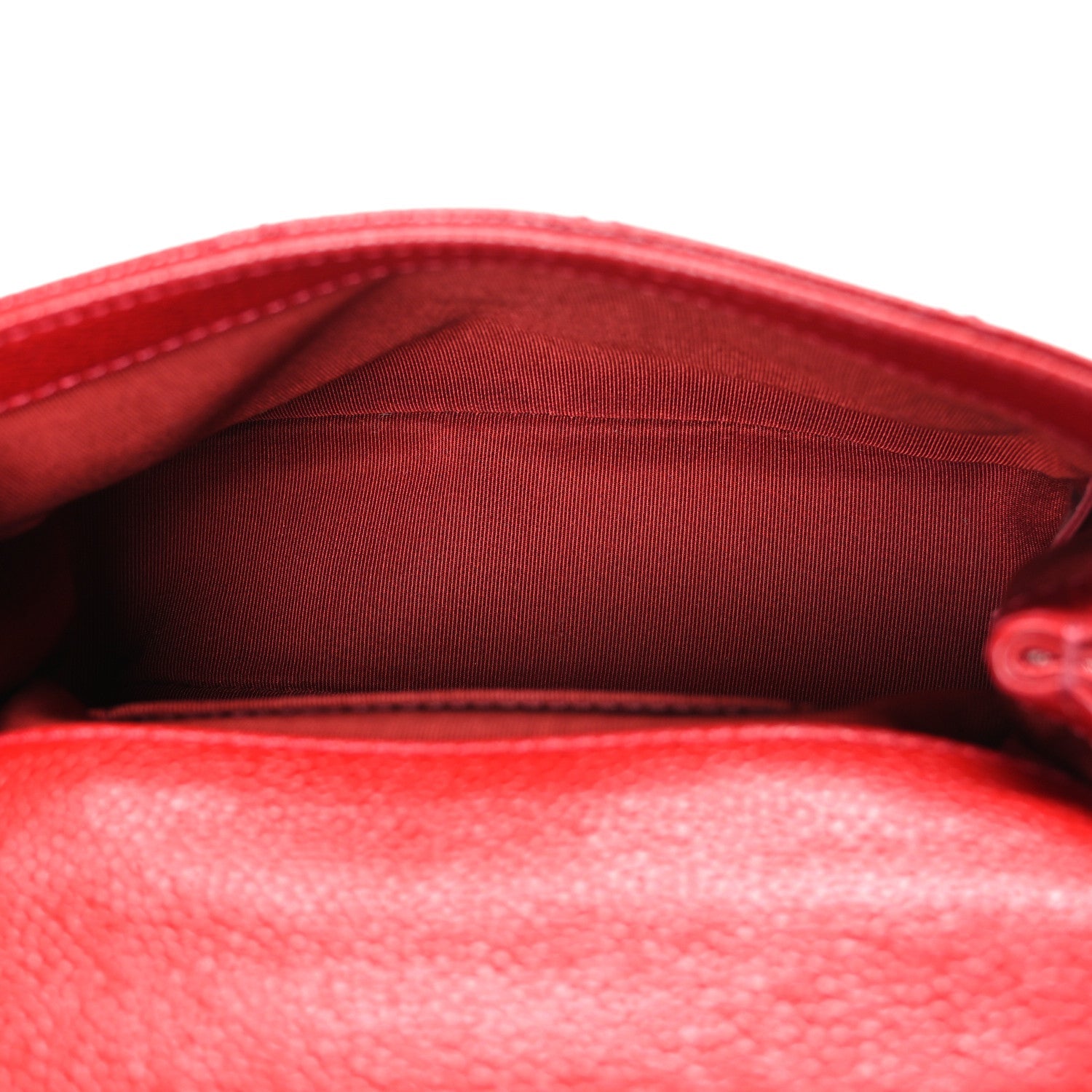Caviar Quilted Mini Incognito Square Flap Red