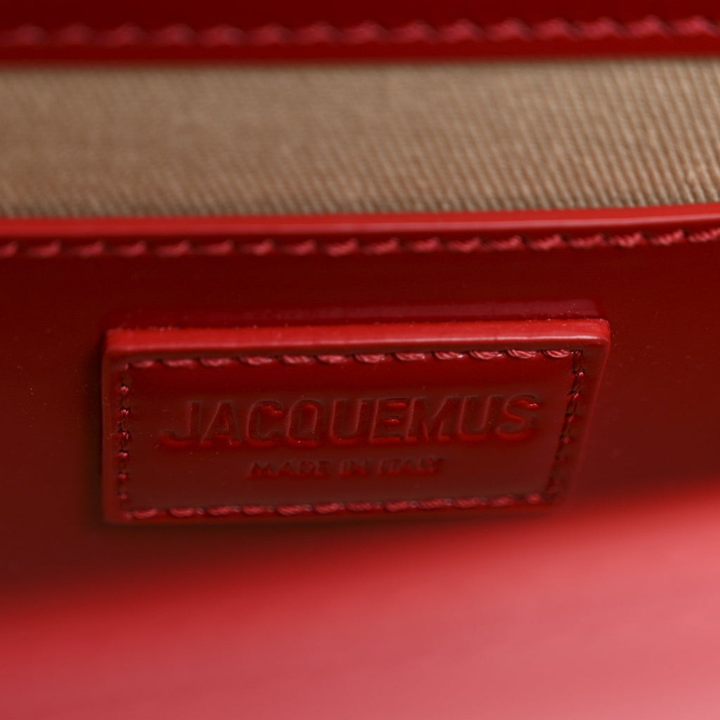 Glazed Calfskin Le Grand Bambino Red