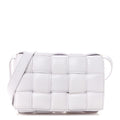 Nappa Maxi Intreccio Padded Cassette Crossbody Bag Mirth Washed