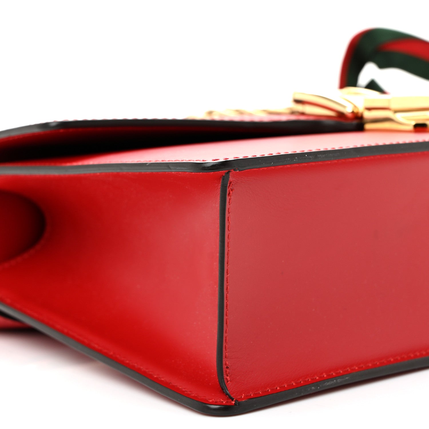 Calfskin Small Sylvie Shoulder Bag Hibiscus Red