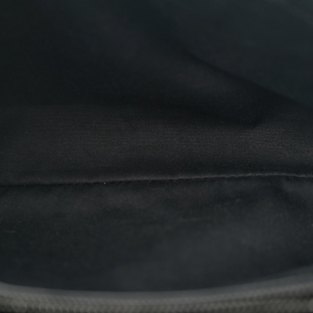 Grain De Poudre Medium West Hollywood Monogram Fold-Over Black