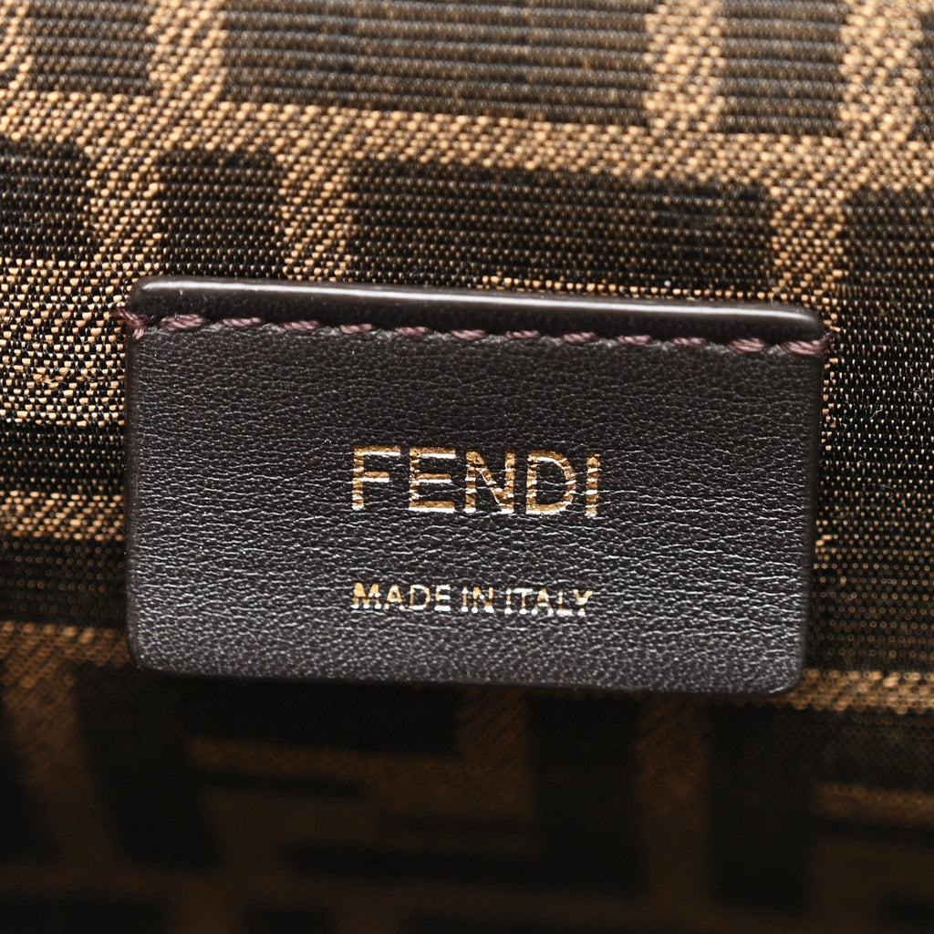 Shiny Nappa Snakeskin Small Fendi First Rosa Confetto Cipria