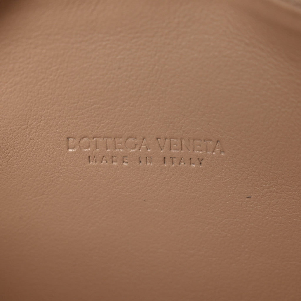 Nappa Intrecciato Nodini Mini Crossbody Almond