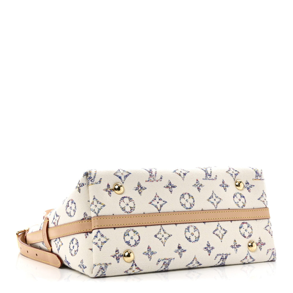 Monogram Jacquard CarryAll PM Multicolor Beige
