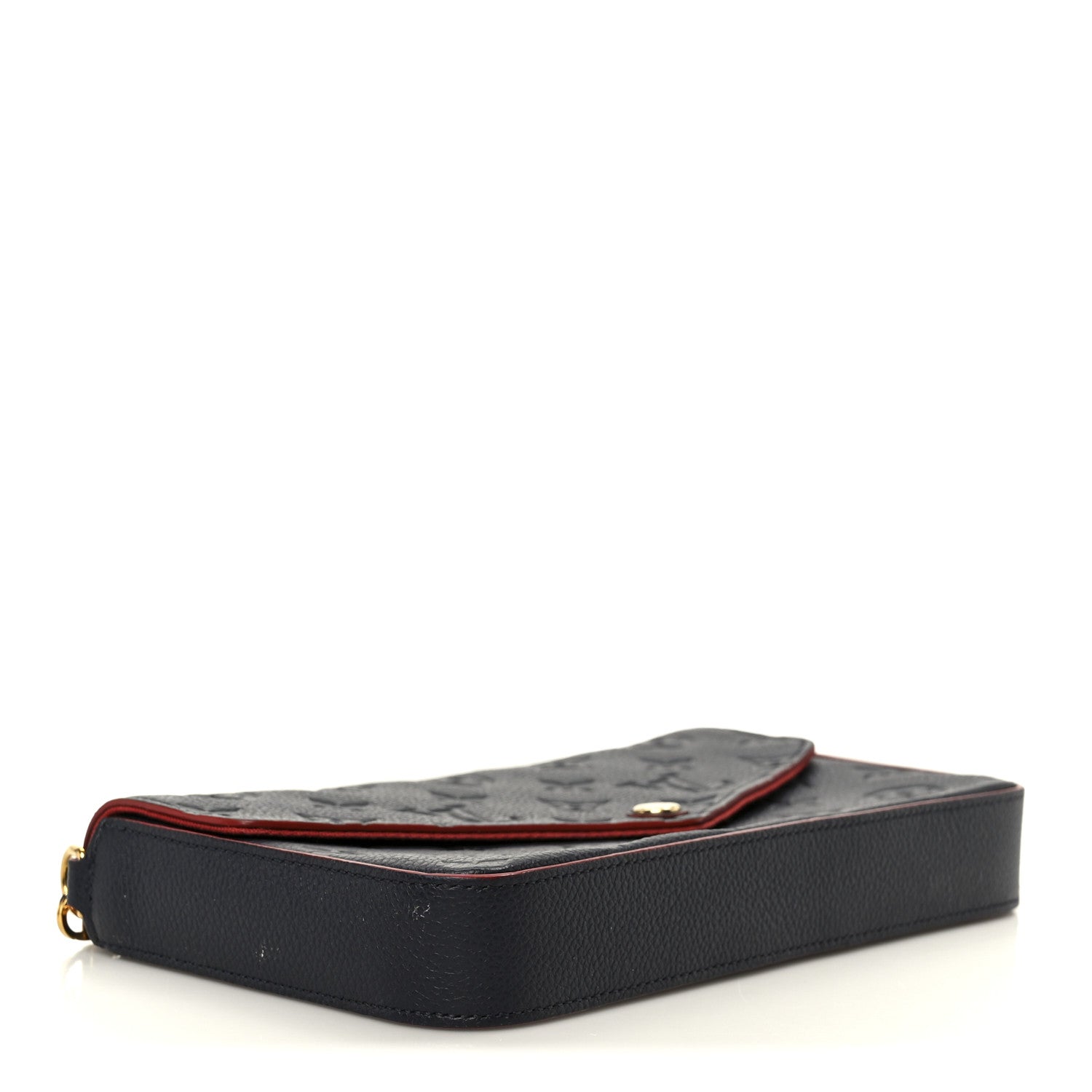 Empreinte Pochette Felicie Chain Wallet Marine Rouge