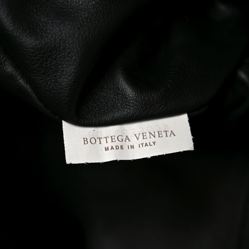 Smooth Butter Calf The Pouch Oversized Clutch Black