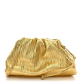 Metallic Bark Calfskin The Mini Pouch Gold