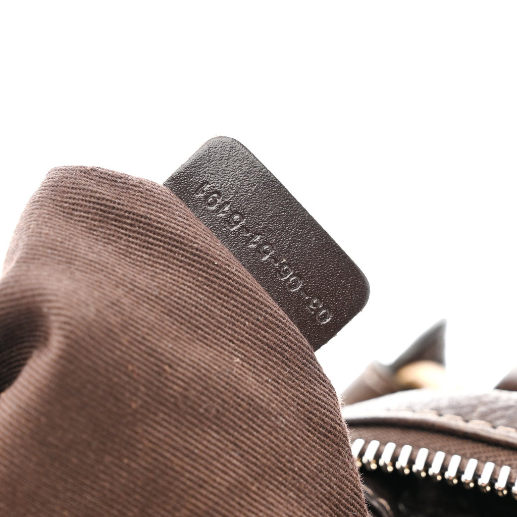 Calfskin Medium Paddington Satchel Chocolate
