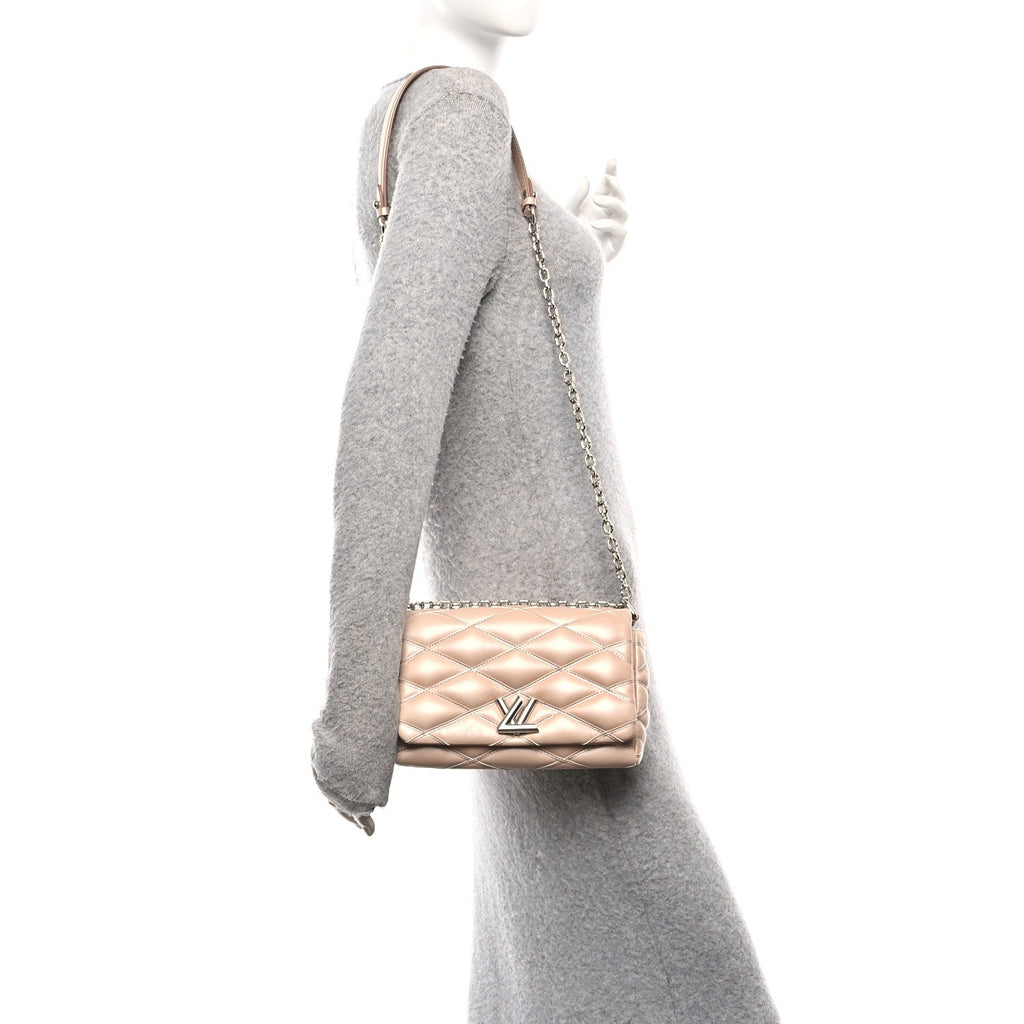 Lambskin Malletage GO-14 PM Champagne
