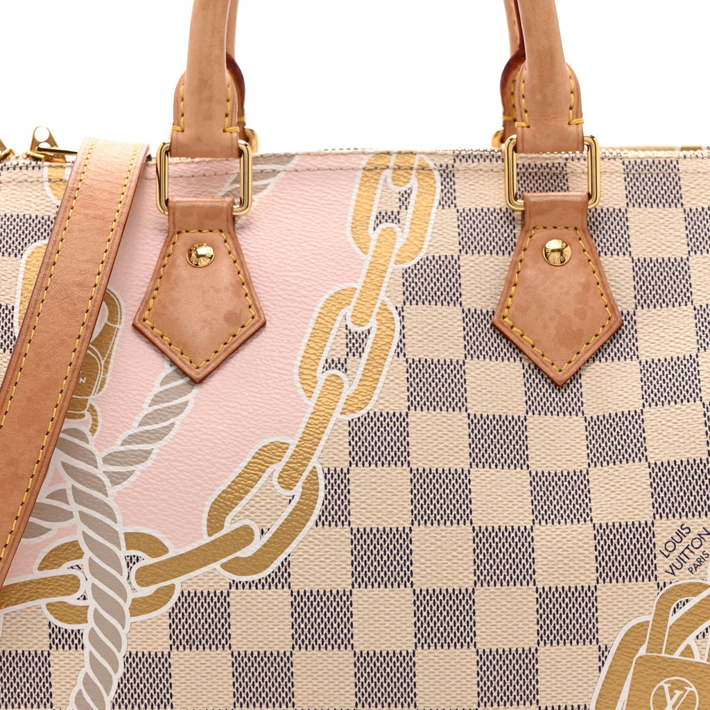 Damier Azur Nautical Speedy Bandouliere 25
