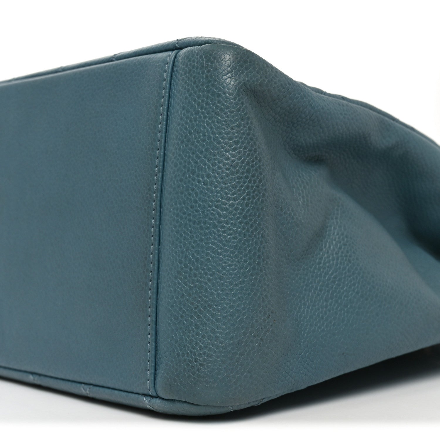 Caviar Quilted Grand Shopping Tote GST Blue