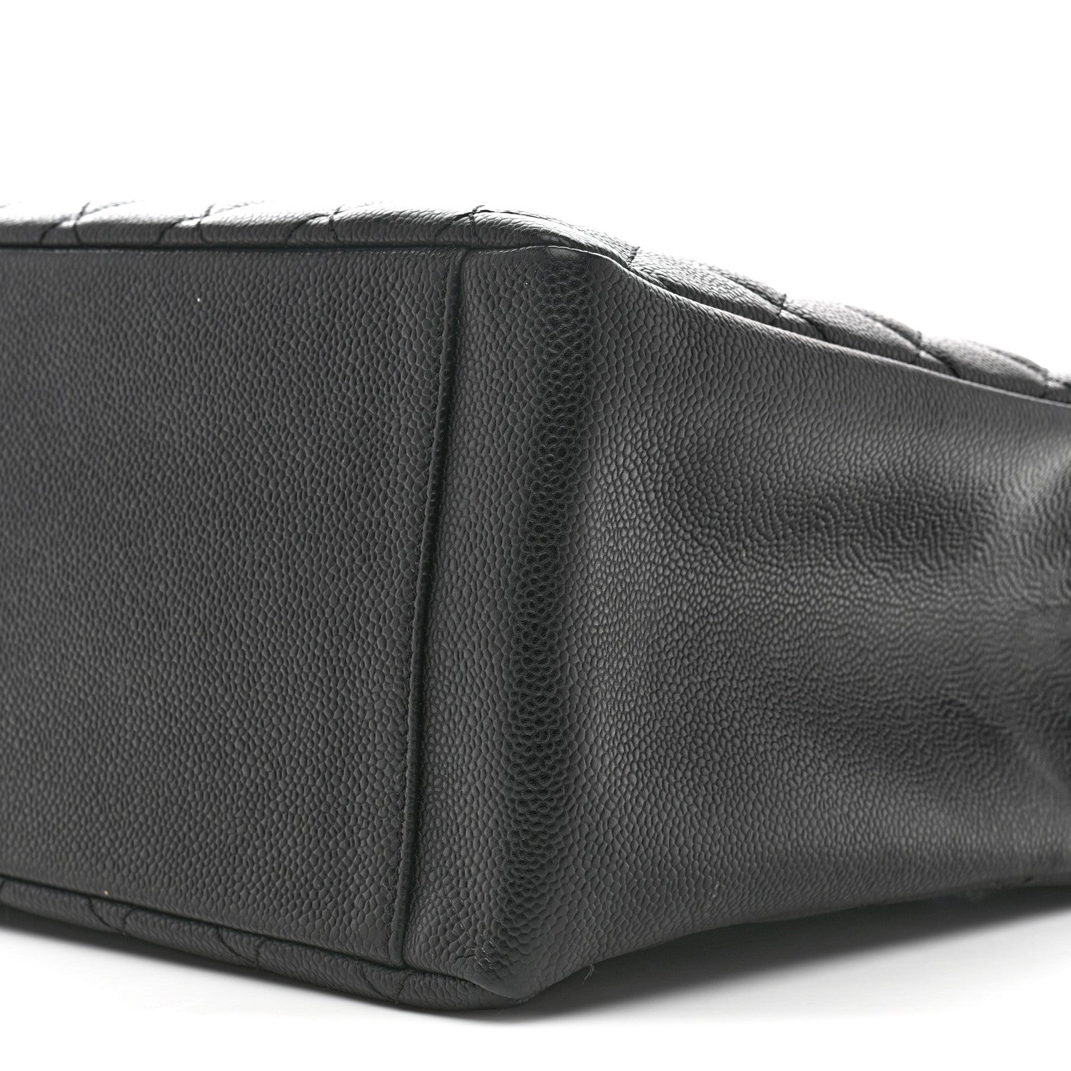 Caviar Quilted Grand Shopping Tote GST Black