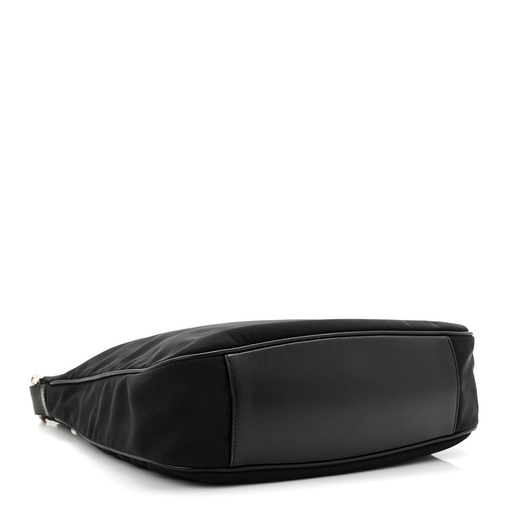 Nylon Bamboo Hobo Black