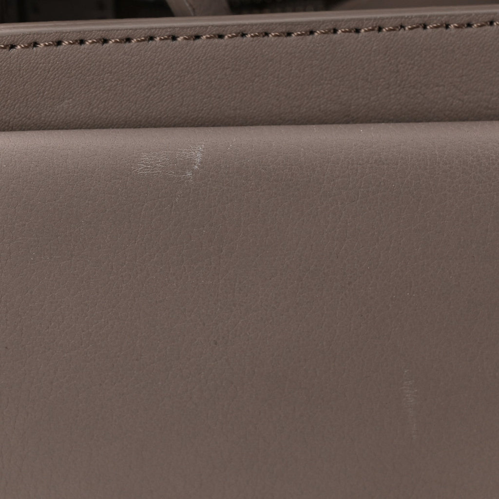 Smooth Calfskin PS11 Classic Shoulder Bag Mushroom