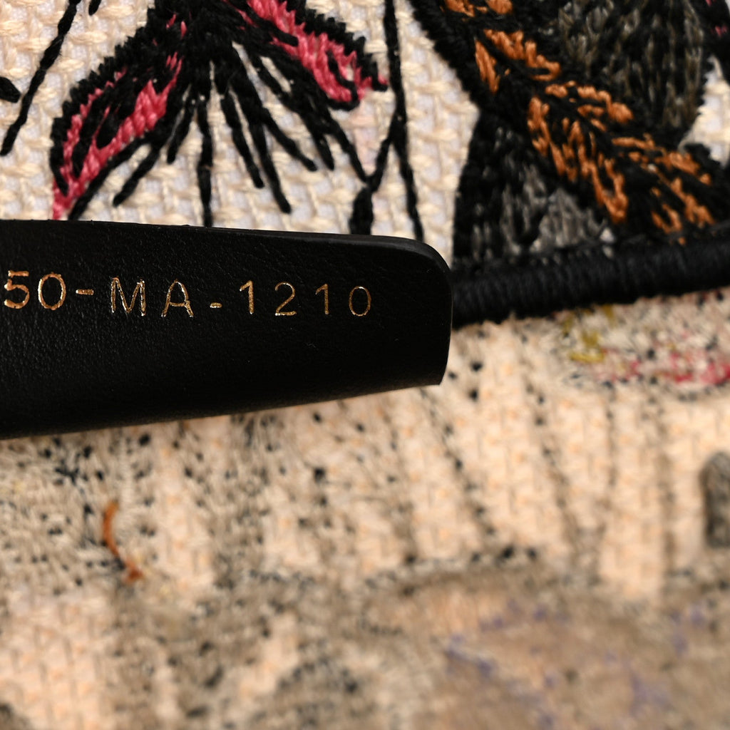 Canvas Embroidered Mille Fleurs Catherine Tote Multicolor