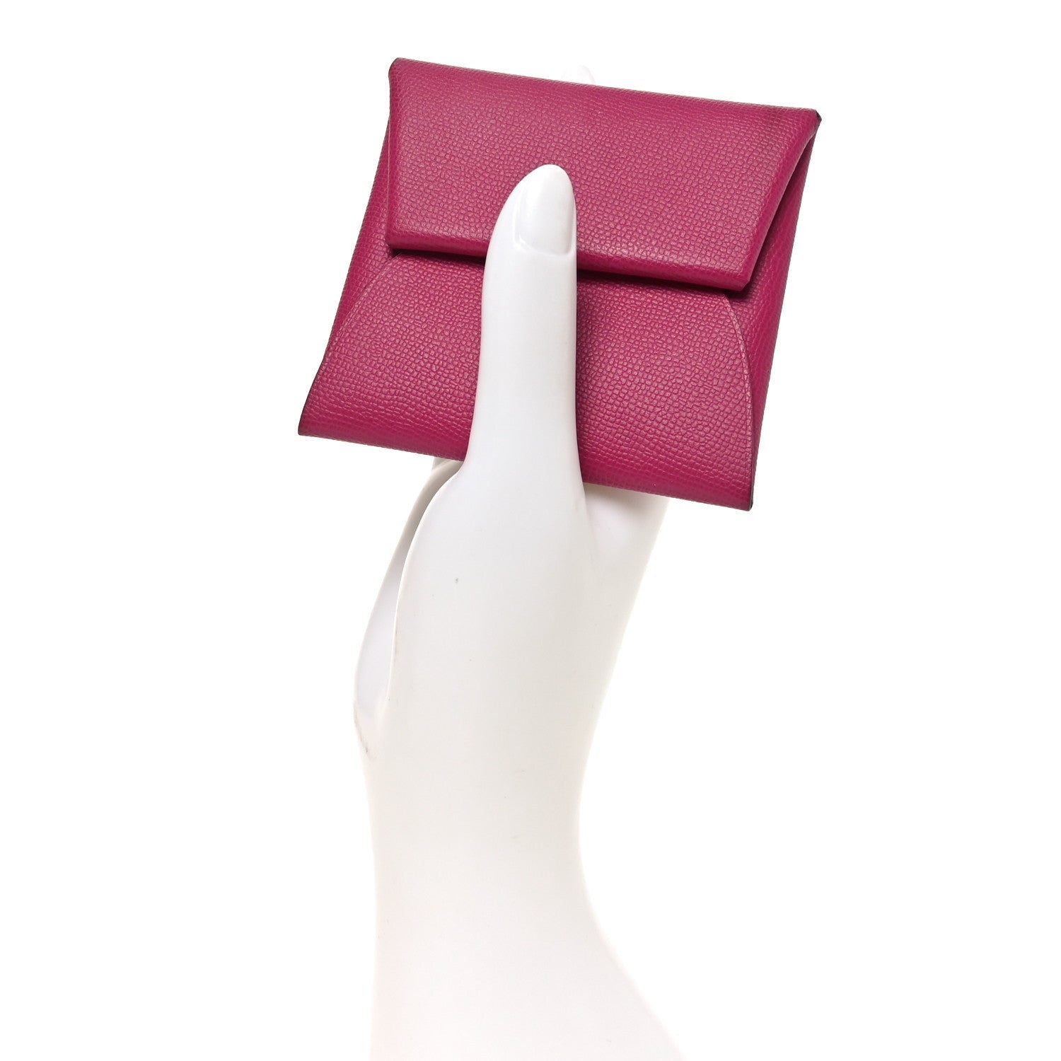 Madame Calfskin Bastia Coin Purse Rose Pourpre