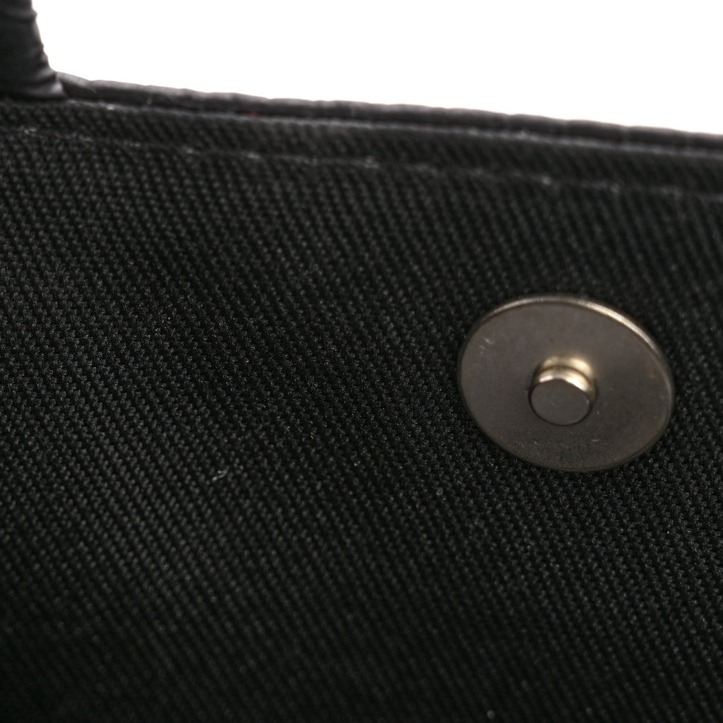 Nylon Small Puff Shopping Bag Black
