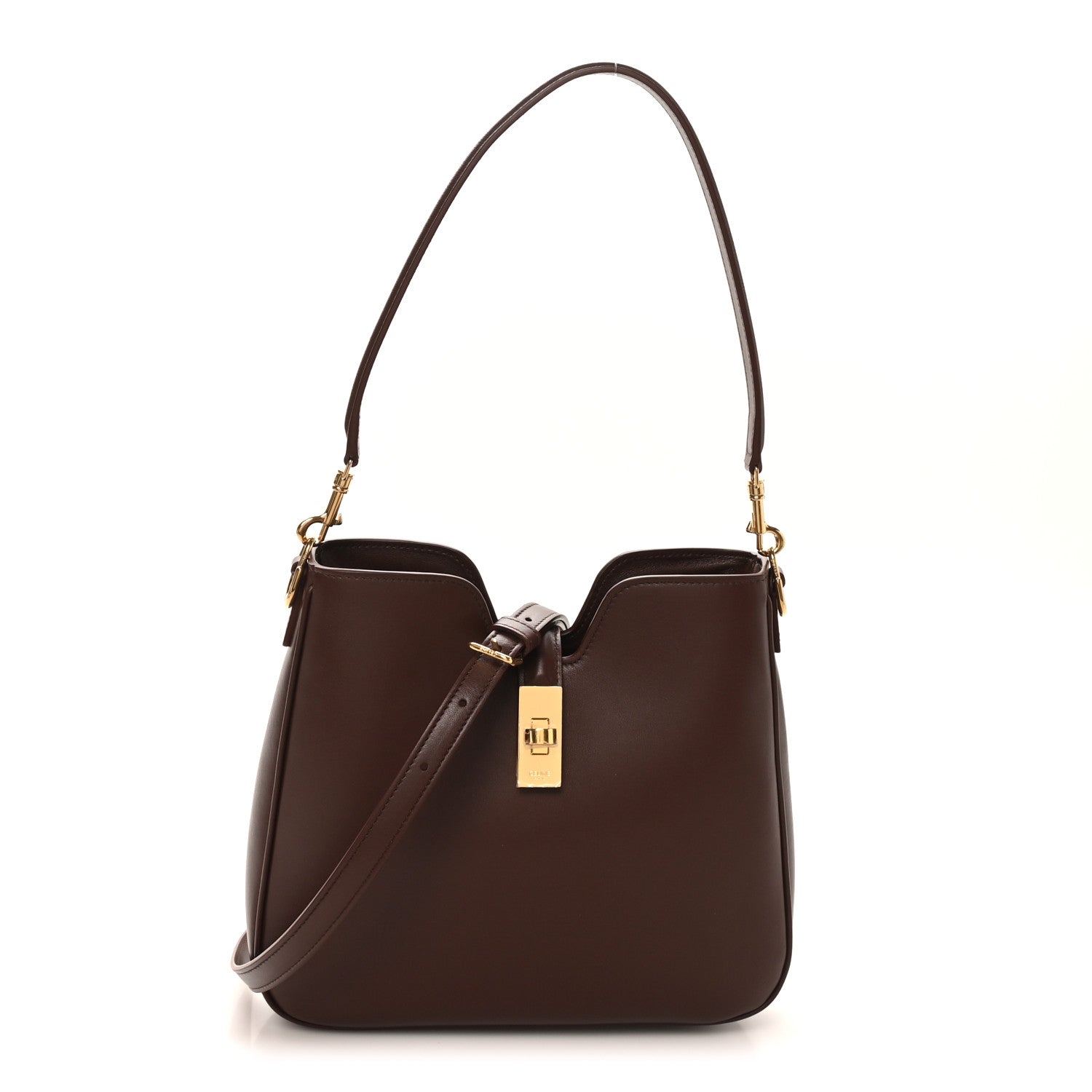 Smooth Calfskin Small Camille 16 Soft Bag Chestnut