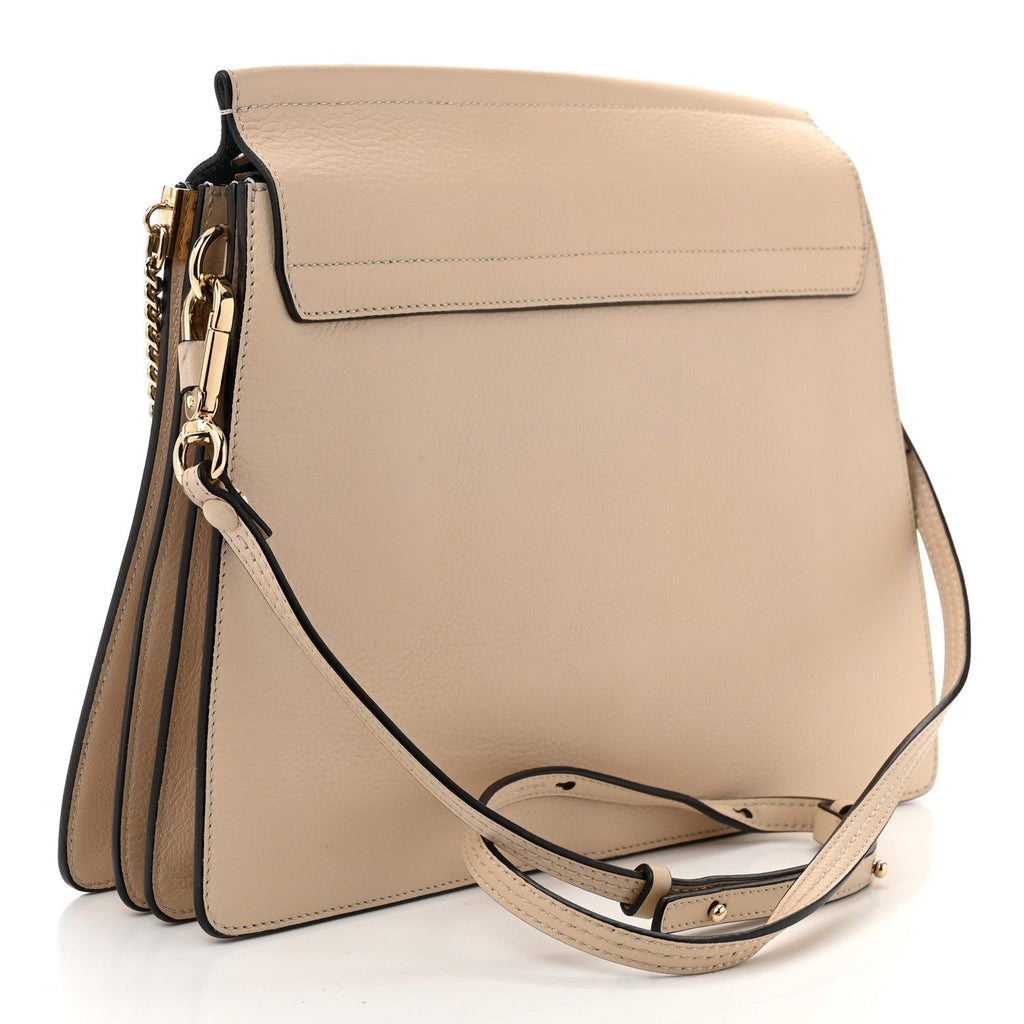 Calfskin Pineapple Perforated Medium Faye Shoulder Bag Abstract White
