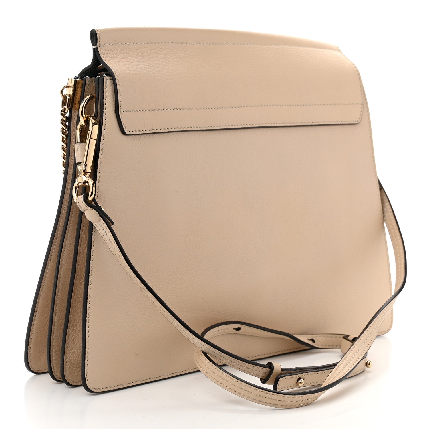 Calfskin Pineapple Perforated Medium Faye Shoulder Bag Abstract White