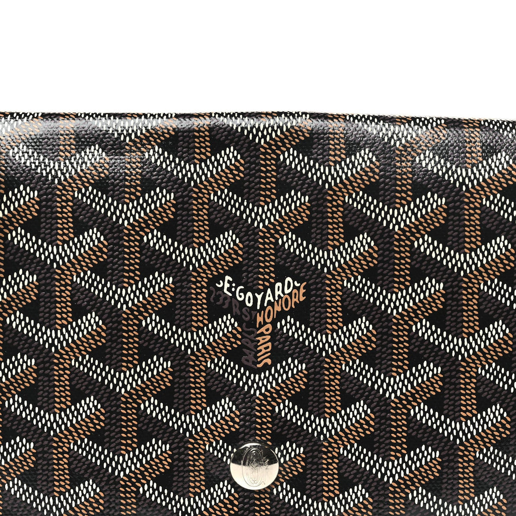 Goyardine Plumet Wallet Clutch Black
