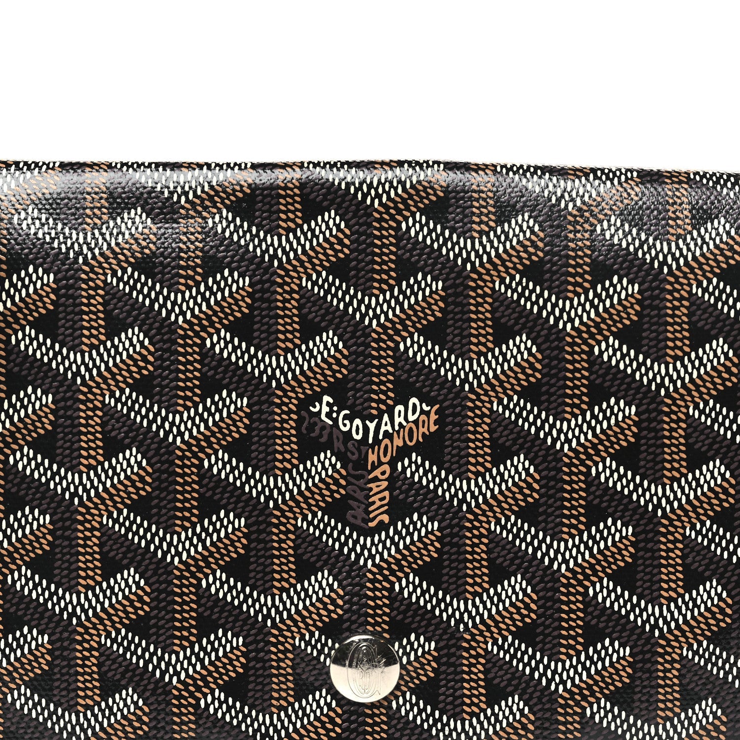 Goyardine Plumet Wallet Clutch Black