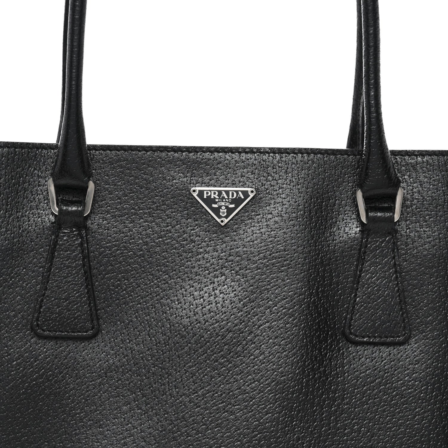 Cinghiale Triangle Tote Black
