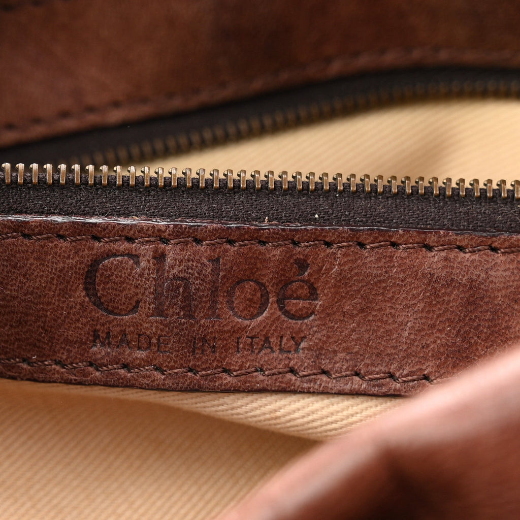 Calfskin Silverado Shoulder Bag Chocolate