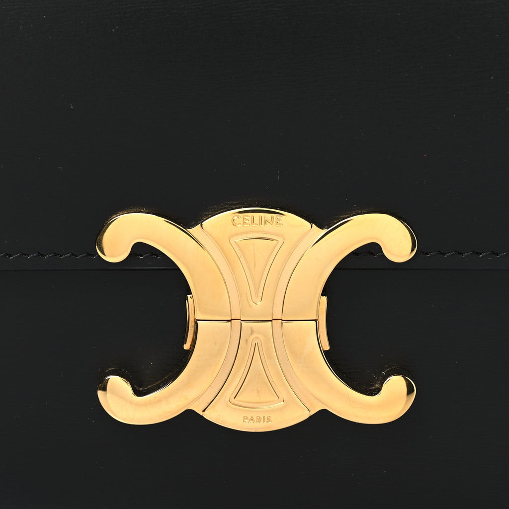 Shiny Calfskin Teen Triomphe Black