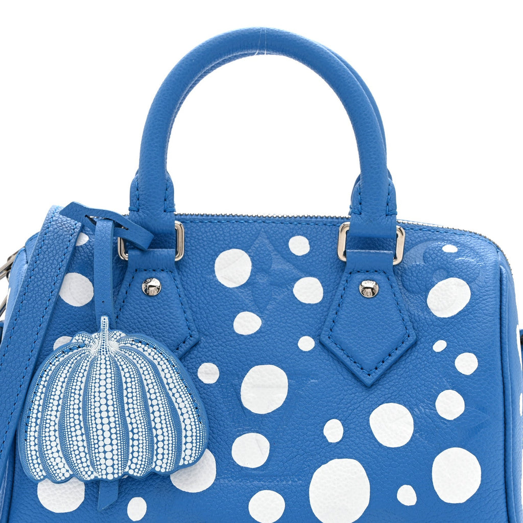 LV X YK Empreinte Speedy Bandouliere 20 Blue White