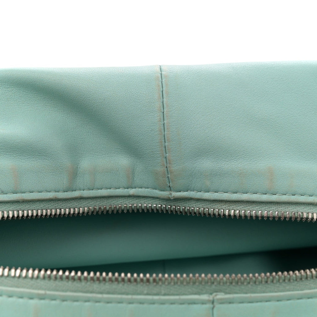 Calfskin Mini Double Knot Bag Spearmint