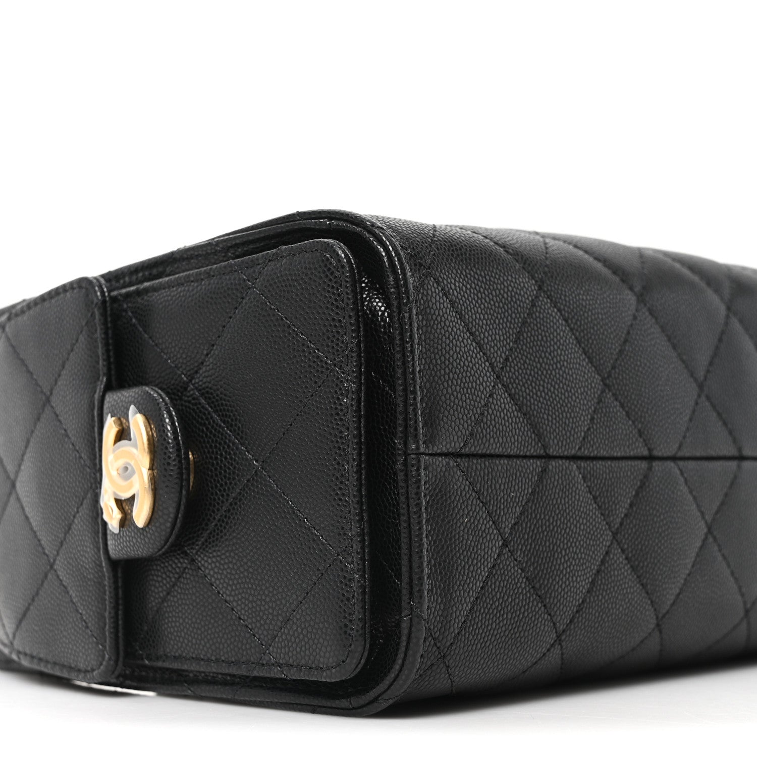 Caviar Quilted Mini Chanel 25 Handbag Black