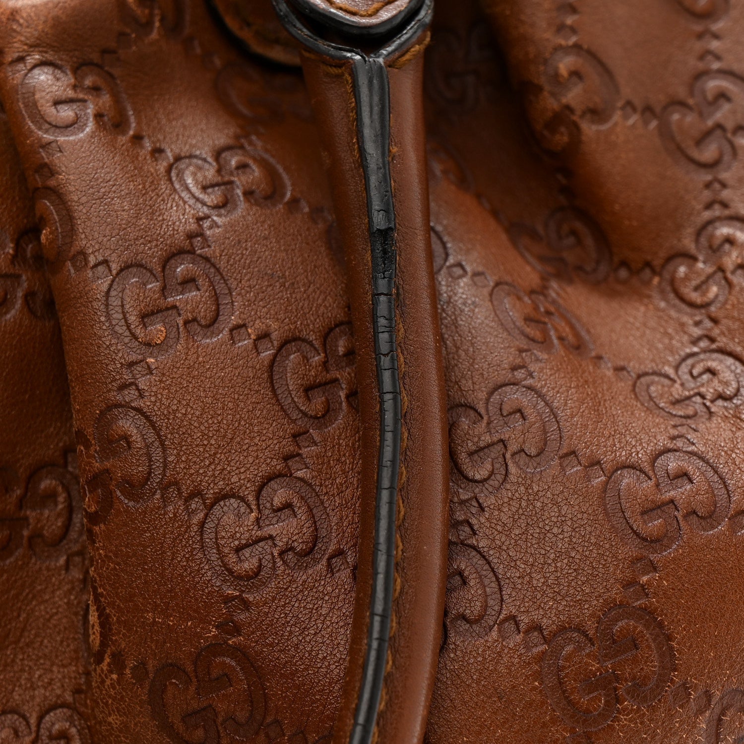Guccissima Medium Sukey Tote Brown