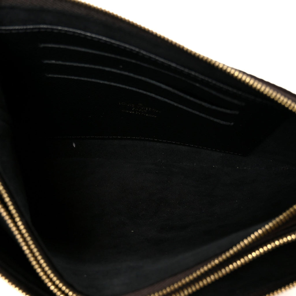 Reverse Monogram Giant Double Zip Pochette