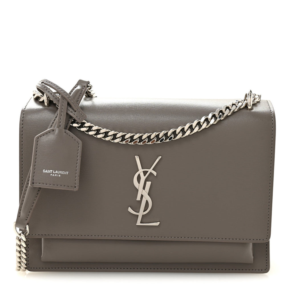 Calfskin Medium Monogram Sunset Fog