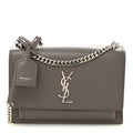 Calfskin Medium Monogram Sunset Fog