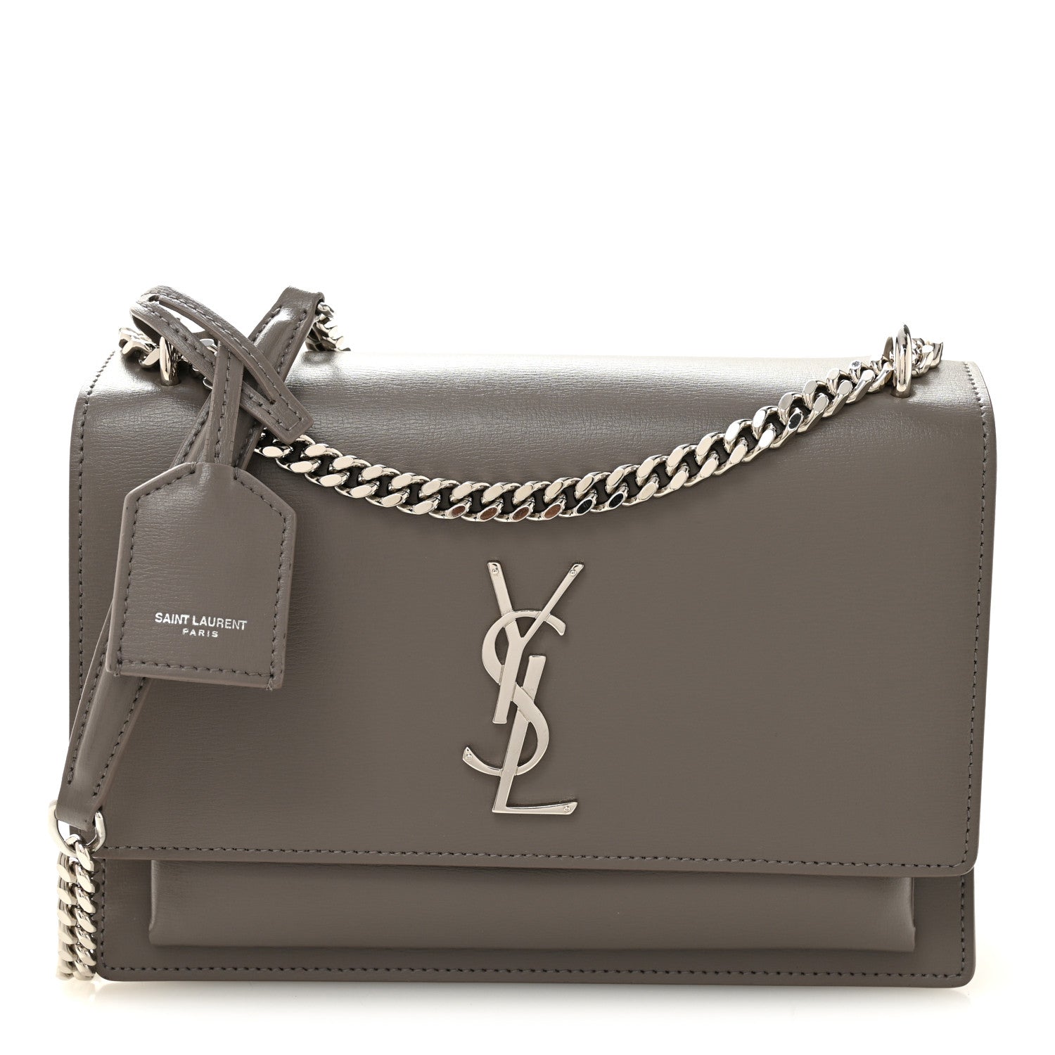 Calfskin Medium Monogram Sunset Fog