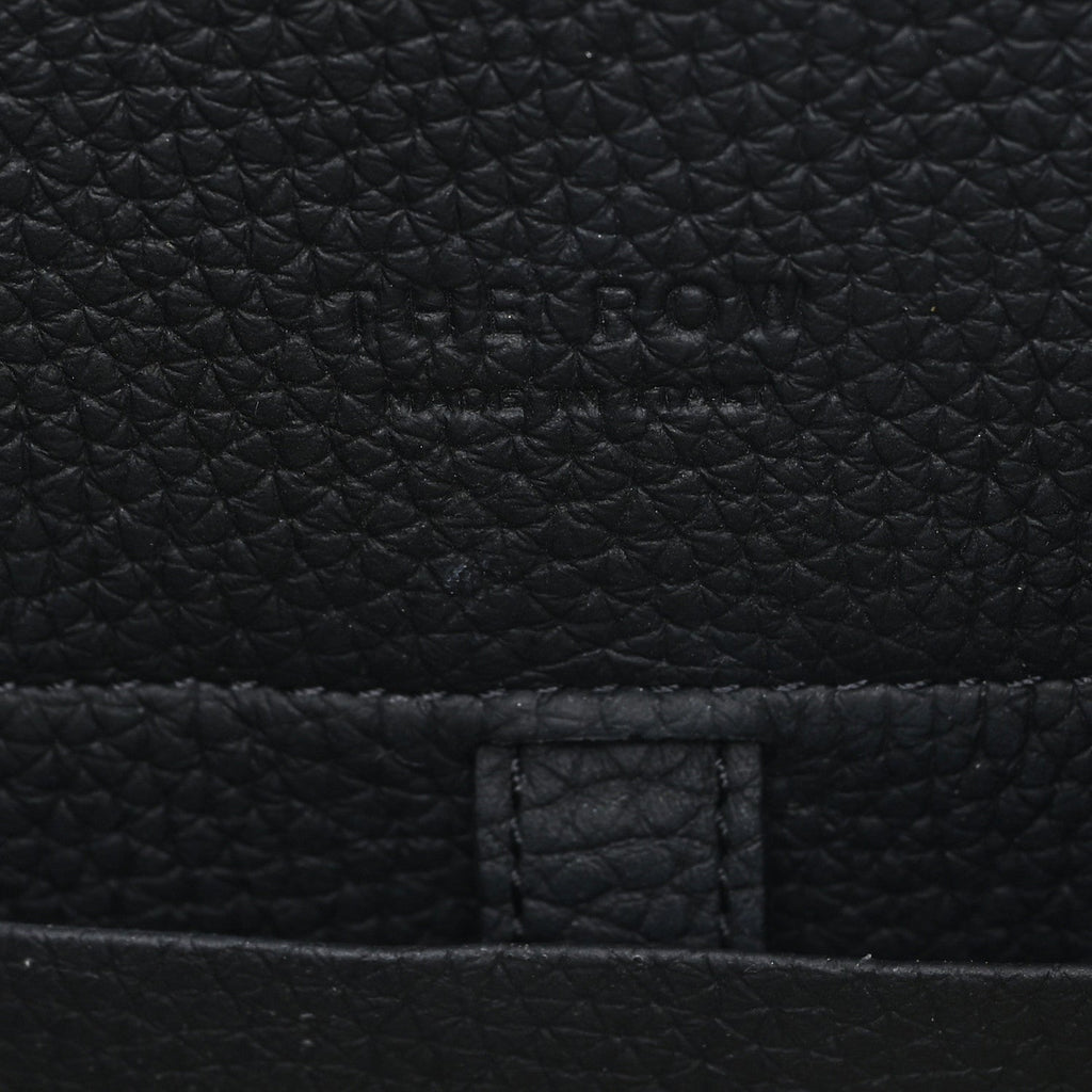 Grained Calfskin Soft Margaux 10 Bag Black