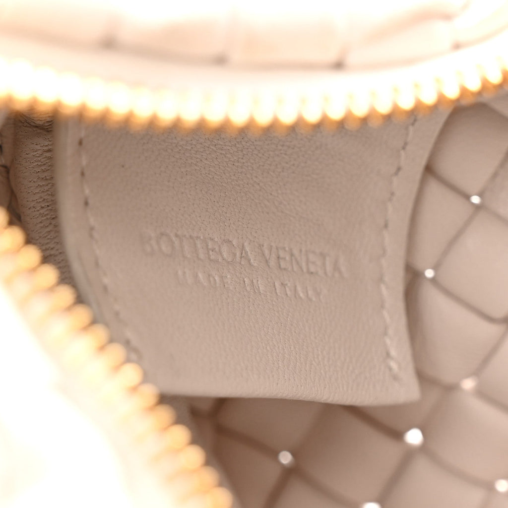 Lambskin Intrecciato Padded Mini Jodie Chalk