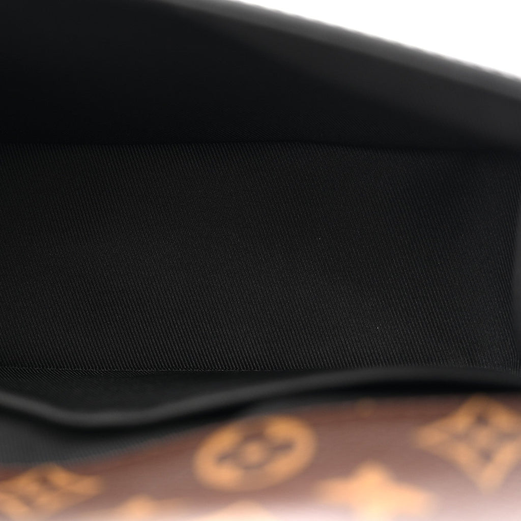 Patent Calfskin Monogram Cherrywood BB Black