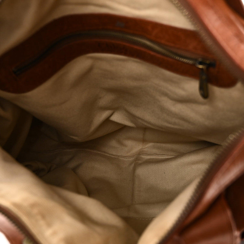 Calfskin Silverado Shoulder Bag Tan