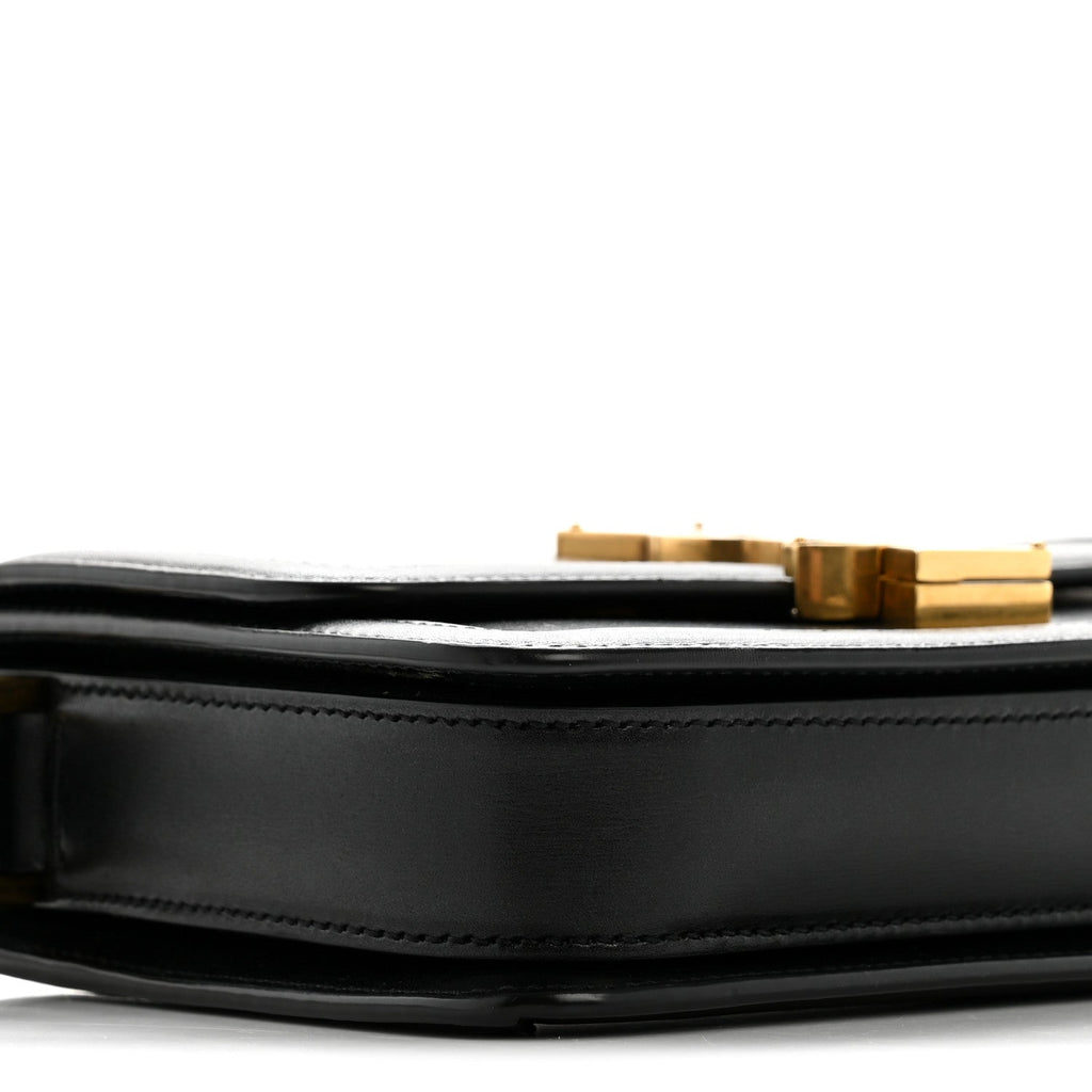 Smooth Calfskin Small Solferino Satchel Black