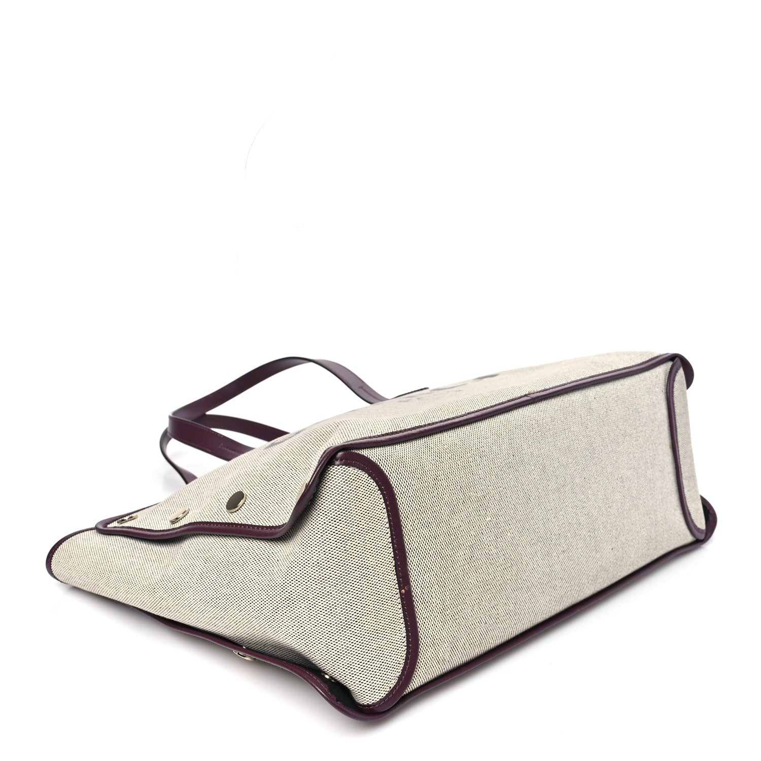 Canvas Medium Bond Shopper Tote Aubergine
