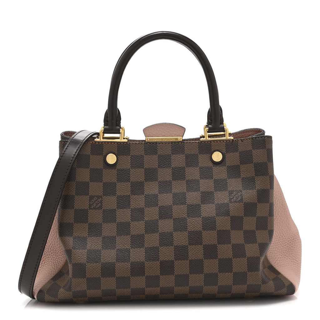 Damier Ebene Cuir Taurillon Brittany Magnolia