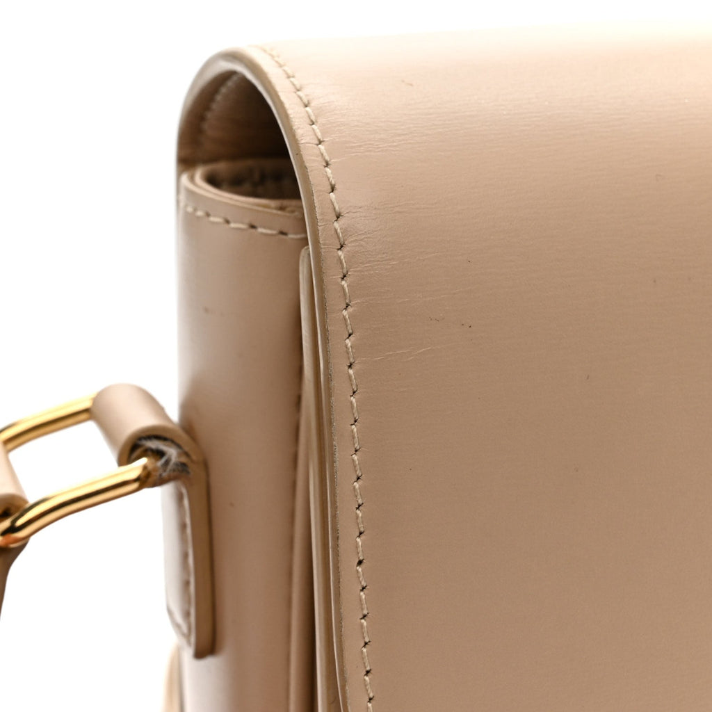 Shiny Calfskin Medium Triomphe Nude